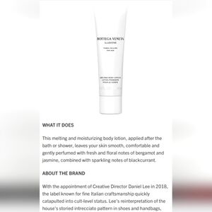 Bottega Veneta body lotion